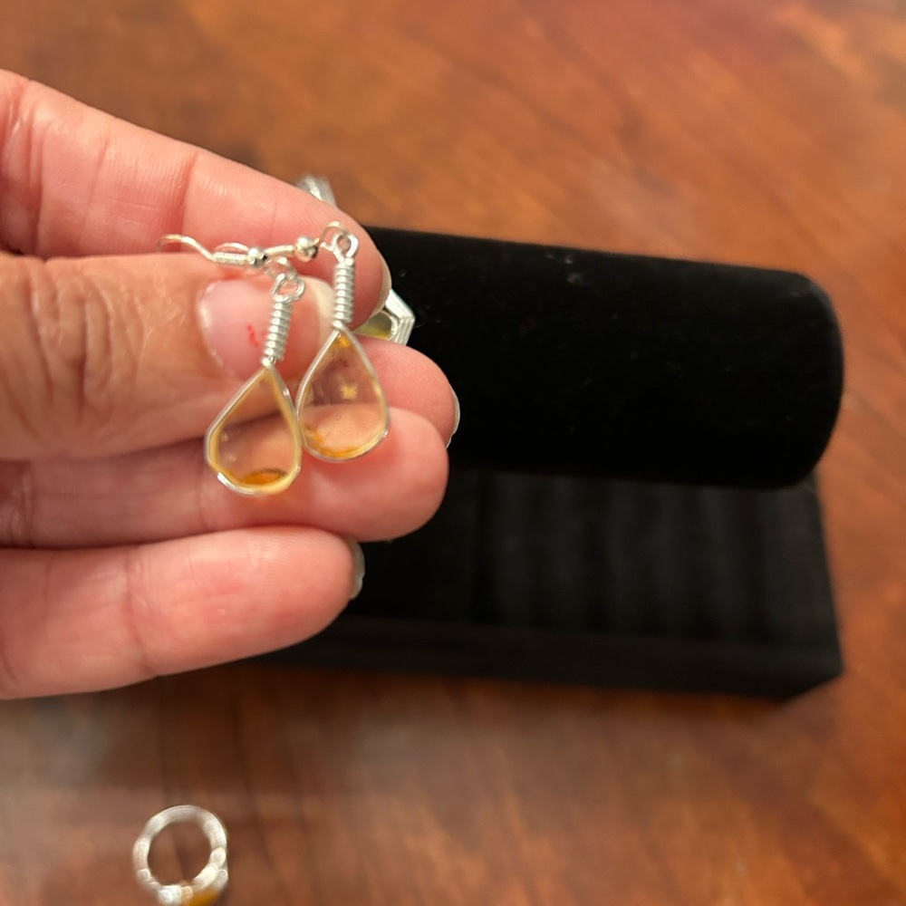 💍 AMBER SET- DOMINICAN ARTISAN MADE - Picture 4 of 4